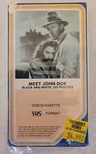 New ListingMeet John Doe VHS MEDA Rare First Release Frank Capra Gary Cooper Media HTF