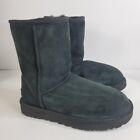UGG Classic Short II Boots in Black Uggs Snow Boots Women's Size 9 1016223