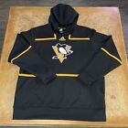 Adidas Mens Pittsburgh Penguins Hockey Hooded Sweatshirt Size 2XL NHL Hoodie