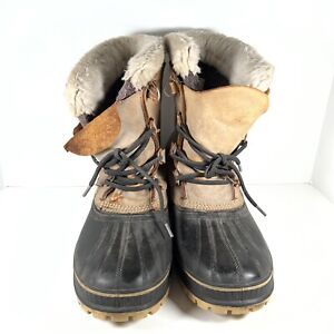 Sorel Buffalo Mens Duck Waterproof Snow Winter Boots Size 12 PreOwned