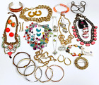 1.5 Pound Vintage To Modern Fashion Jewelry Lot All Wearable FREE SHIPPING # 524