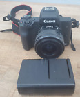 Canon EOS M50 Mark II 24.1MP Mirrorless Camera 15-45mm Black (No Lens Cover)