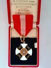 c.1932 Order of the Crown of Italy Enamel Award Medal - Original Box
