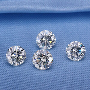 Size 3~20mm White Loose Moissanite Stone D Color Round VVS1 with Certificate