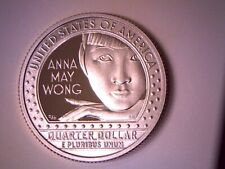 2022 S 25C Proof ANNA MAY WONG AMERICAN WOMEN QUARTERS **FREE SHIPPING**