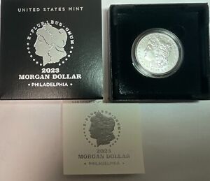 2023 Morgan Silver Dollar - Philadelphia - with Box and COA - No Reserve