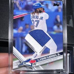 New Listing2022 topps transcendent vladimir guerrero jr Game Used 2 color patch  1/1 🔥🔥