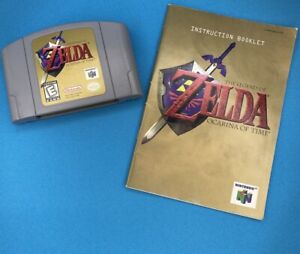 The Legend of Zelda Ocarina of Time Nintendo 64 N64 Game In Box - Tested