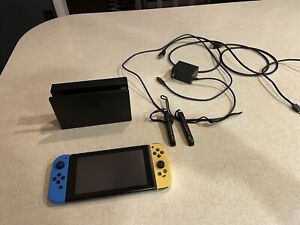 New ListingNintendo (HAC-001) - 32GB Switch Console w/ Neon Yellow & Blue Joy-Cons - Tested