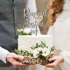 Personalized Couple Name For Wedding Cake Topper Acrylic / Wood Party Supply NEW