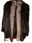 Mink Coat With Red Fox Collar