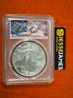 2023 SILVER EAGLE PCGS MS70 FLAG PAUL BALAN SIGNED FIRST DAY OF ISSUE FDI