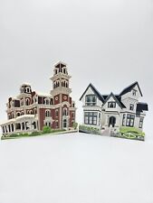 Shelia’s Collectibles Houses Lot of 2 Queen Anne Victorian 1997-1999 Sheila’s