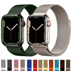 Magnetic Milanese Loop Band Strap Metal For Apple Watch Series 8 7 6 SE 5 4 3 2