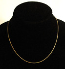 18K Solid Ladies Yellow Gold Chain Necklace Italy