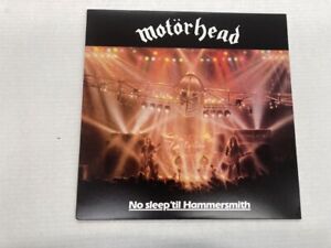 MOTORHEAD NO SLEEP TIL HAMMERSMITH 2015 RI OF 1981 LP VINYL 9.0, SLEEVE 9.0
