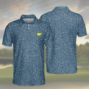 Personalized Masters Golf Polo Shirt Performance Course Design PGA Champions