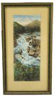 New ListingAntique Hand Colored Photo Waterfall Framed High Falls Gorge NY