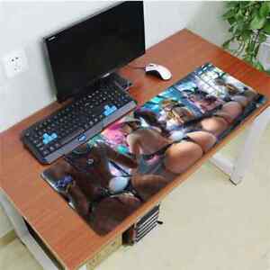 Hot Sexy Anime Girls Butt Computer Keyboard Mouse Pad Non Slip For Gaming Home