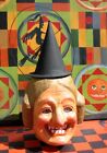 Cody Foster Halloween Paper Mache Witch Bucket New 11 1/2 inch