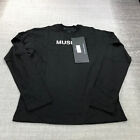 Hood By Air Shirt Mens Small Museum Spell Out Tee Black Made in Italy HBA