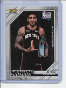 2021-22 Panini Instant OBI TOPPIN NBA Slam Dunk Champion New York Knicks /83