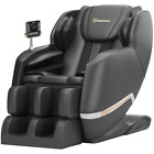 Full Body Zero Gravity Shiatsu Recliner Electric Massage Chair, Black
