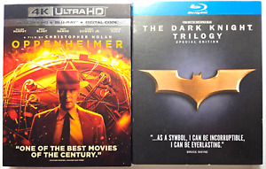 Oppenheimer 4K+Slip Cover / Bonus Christopher Nolan Blu-ray: Dark Knight Trilogy