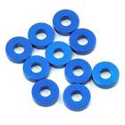 ASC31386  Bulkhead Washers (10) 7.8x2.0mm Blue Alum TC7 F6 B6/D B6.1/D R5