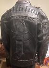 AUTHENTIC Affliction Black Premium Leather Jacket - Limited Edition 2X