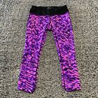 Nike Running Dri Fit Women’s Multicolor Black Pink  Capri Leggings Size M Yoga
