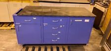 72x30x36 Blue Kewaunee Metal Casework Lab Bench
