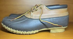 L.L. Bean Boots Low Duck Boot Men's 11 M Rubber Rain Boots Made in Maine USA