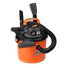 2.5 Gal 2 HP Wet Dry Vacuum Cleaner Portable Lightweight Carpet Vac Shop Orange