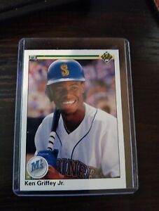 KEN GRIFFEY JR.1990 Upper Deck # 156 Mariners SPELLING ERROR CARD HOF MLB