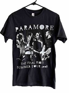 Paramore - Summer 2008 Tour - T Shirt - Small (S) - Black