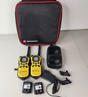 Motorola MS350R Talkabout 2 Way Radios 22Channels 121 Privacy Codes w/Case