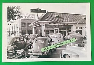 Found 4X6 PHOTO of Old AMOCO Gas Service Station Gasoline & Oil Sales