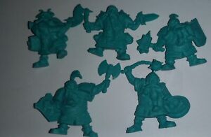 54 MM Tehnolog Mini Action Figures Dwarves D&D Fantasy Plastic Toy Soldiers