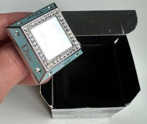 DIOR Princess Ring Blue 002 Swarovski Crystals Beautiful EUC Original Box AUTH