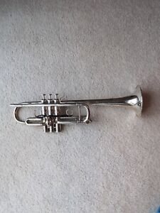 Yamaha Xeno Custom Silver Plate C Trumpet YTR-8445