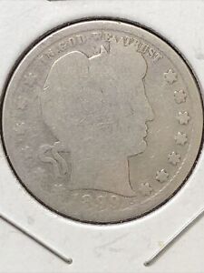 New Listing1899 - Barber Silver Quarter #1778