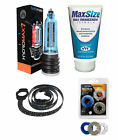 New Real Bathmate Hydromax 7 Hydropump Water Penis Enlarger Pump Blue + Max Size