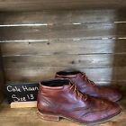 Mens Cole Haan Liam Chukka II Brown Leather Wingtip Ankle Dress Boots Size 13 M