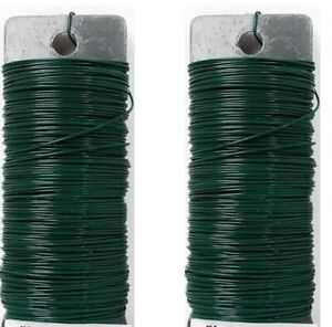 2.. 220 Total Feet Snare Trip Wire Green 22 Gauge Camping Survival Trip Alarms