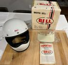 Vintage 1970 Bell Moto Star Helmet W/ Visor Near Mint In Original Box