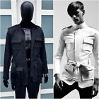 UltraRare & Great Dior Homme Hedi Slimane SS07 Belted Military Trench Coat