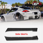 For Porsche 987.2 Cayman 09-12 Wide body kit RB Style Side skirt FRP Unpainted