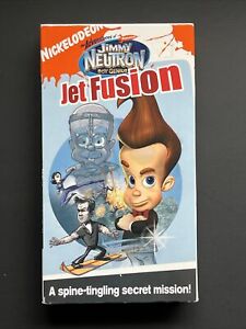 Nickelodeon Adventures of Jimmy Neutron Jet Fusion VHS Video Tape Cartoon