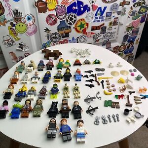 Huge Lego Minifigures and Accessories Lot, 31 minifigures